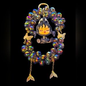 Skull Panda Penguin Figurine Bag Charm – Size: Approx. 9 in x 4 in